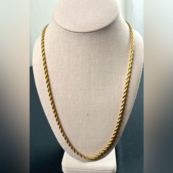 Napier Jewelry - Napier Gold Rope Chain Necklace